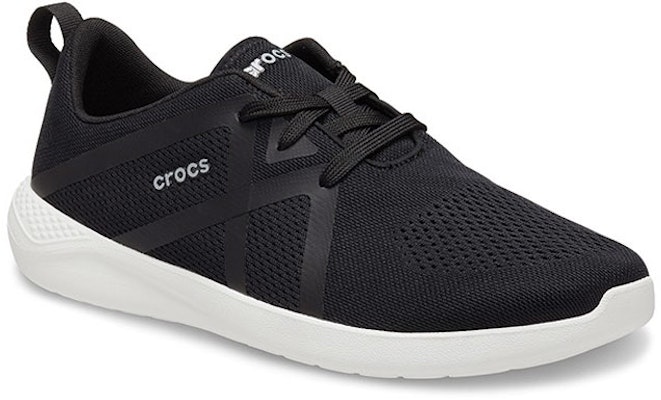 Crocs LiteRide Modform Lace Sneakers 'Black White' 206070-066 Lookbook Crocs LiteRide Modform Lace Sneakers 'Black White' 206070-066