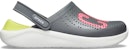 Crocs LiteRide 'Kelabu Hijau Merah Jambu' 205893-04O