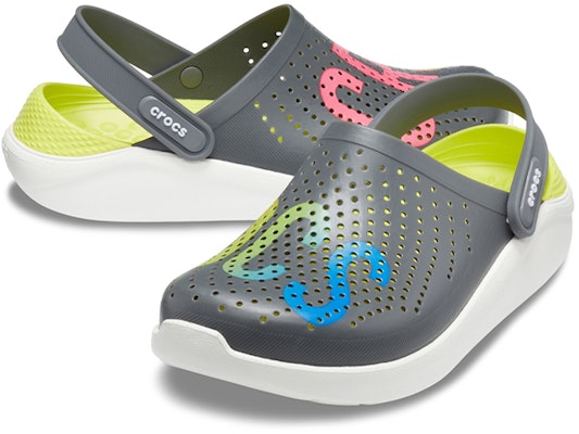 Crocs LiteRide 'Grey Green Pink' 205893-04O Shop Crocs LiteRide 'Grey Green Pink' 205893-04O