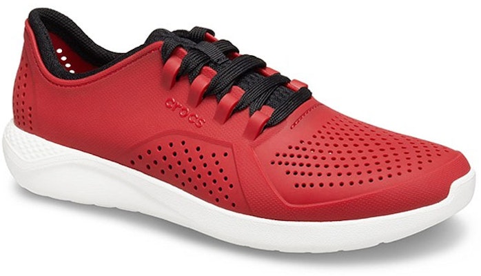 Crocs LiteRide 'Merah Hitam' 204967-06I Order Crocs LiteRide 'Merah Hitam' 204967-06I