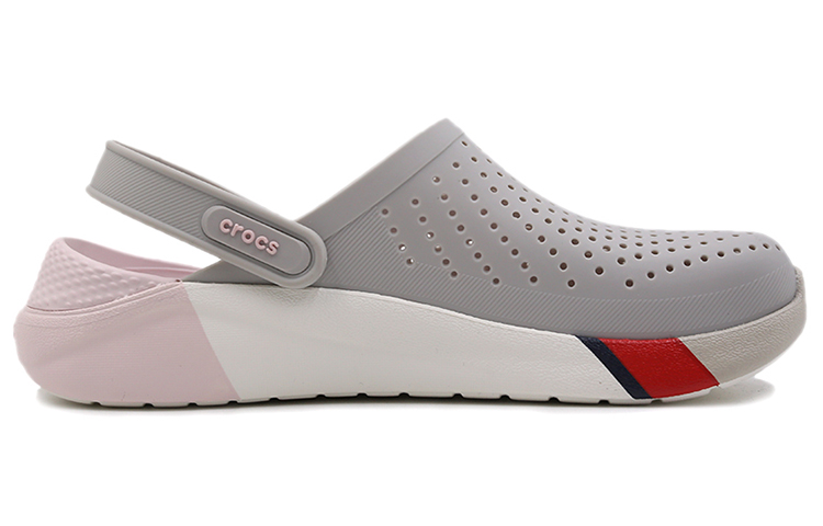 Order Crocs LiteRide 'Blok Warna Putih Kelabu' 205627-115