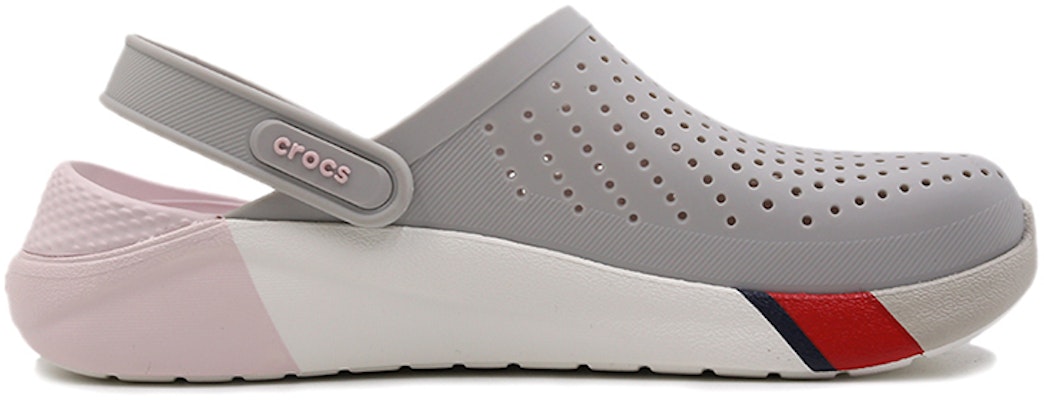 Crocs LiteRide 'Blok Warna Putih Kelabu' 205627-115 Order Crocs LiteRide 'Blok Warna Putih Kelabu' 205627-115