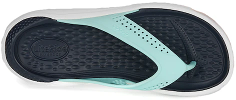 Lookbook Crocs LiteRide Cozy Schuh Unisex Blau Strand Sandale 205182-4KP