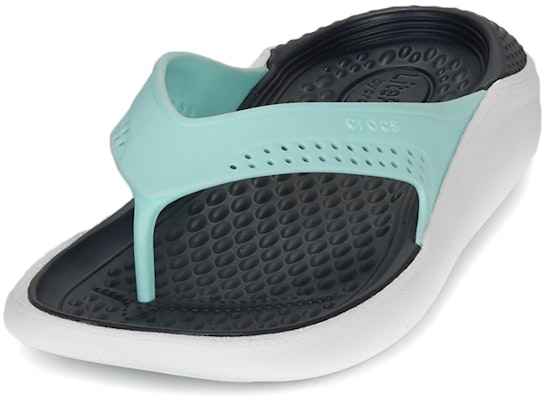 Crocs LiteRide Pantai Cozy Kasut Unisex Biru 205182-4KP Shop Crocs LiteRide Pantai Cozy Kasut Unisex Biru 205182-4KP