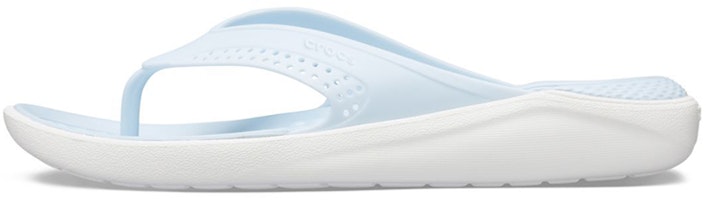 Crocs LiteRide Beach Cozy Stylish Unisex Light Blue Slippers 205182-4KA Crocs LiteRide Beach Cozy Stylish Unisex Light Blue Slippers 205182-4KA