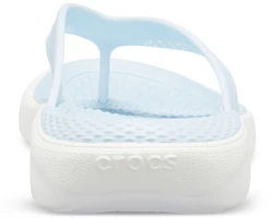 Details for Crocs LiteRide Strand Bequem Stylisch Unisex Hellblaue Hausschuhe 205182-4KA