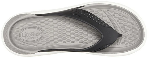 Order Crocs LiteRide Flip-Flops Schwarz Grau ''Black Grey'' 205182-05M