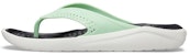 Crocs LiteRide Selipar Pantai Hijau Pudina 205182-3TP