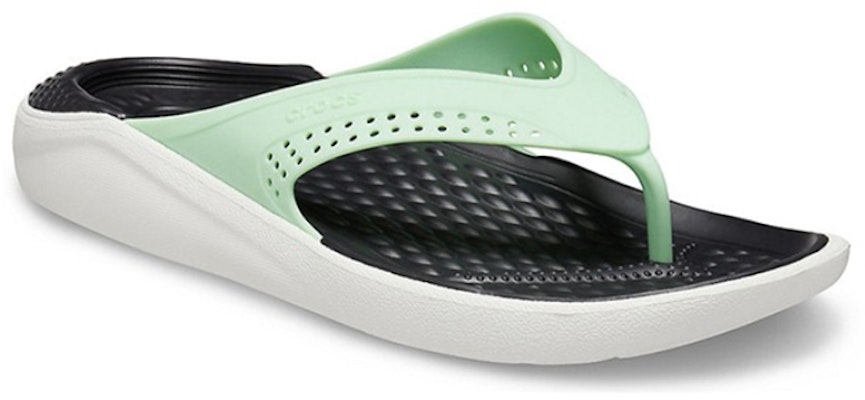 Crocs LiteRide Beach Flip-Flops Mint Green 205182-3TP Order Crocs LiteRide Beach Flip-Flops Mint Green 205182-3TP
