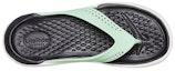 Shop Crocs LiteRide Selipar Pantai Hijau Pudina 205182-3TP