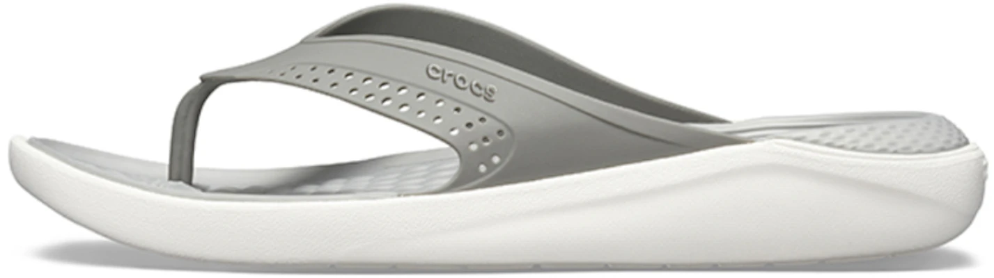 Crocs LiteRide Strand Grijs Slippers 205182-06J Buy Crocs LiteRide Strand Grijs Slippers 205182-06J