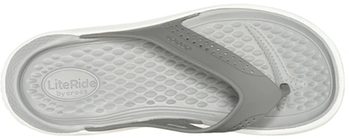 Lookbook Crocs LiteRide Strandgrau Hausschuhe 205182-06J