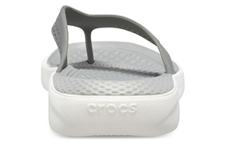 Shop Crocs LiteRide Strand Grijs Slippers 205182-06J