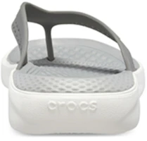 Shop Crocs LiteRide Strandgrau Hausschuhe 205182-06J