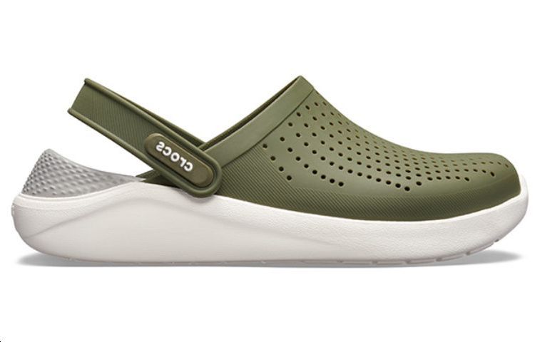 Order Crocs LiteRide Strand Schuhe Armeegrün 204592-37P