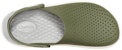 Kasut Pantai Crocs LiteRide Hijau Tentera 204592-37P