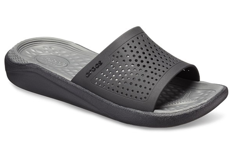 Order Crocs LiteRide 涼拖 黑灰