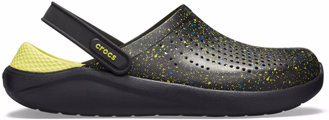 Crocs LiteRide Clog 'Star Sky Black Yellow' 205939-060 Order Crocs LiteRide Clog 'Star Sky Black Yellow' 205939-060