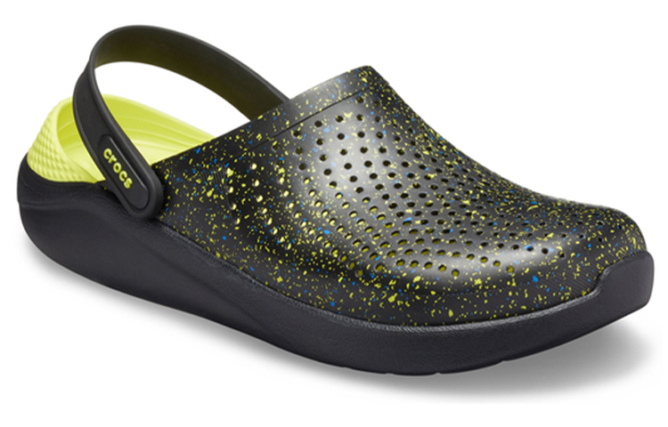 Lookbook Crocs LiteRide Clog 'Star Sky Black Yellow' 205939-060