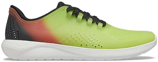 Order Crocs卡駱馳 LiteRide 低幫 跑步鞋 男款 綠紅黑