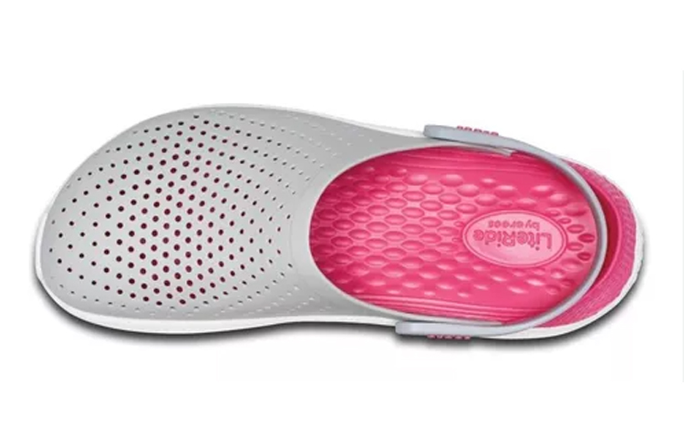 Shop Crocs LiteRide 沙滩鞋珍珠白 204592-115