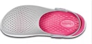 Shop Crocs LiteRide Kasut Pantai Crocs Putih Mutiara 204592-115