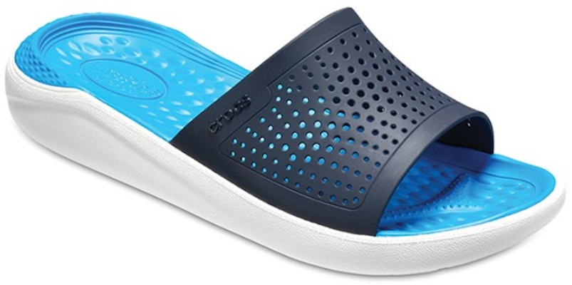 Crocs LiteRide Selipar Biru Tua 205183-462 Order Crocs LiteRide Selipar Biru Tua 205183-462