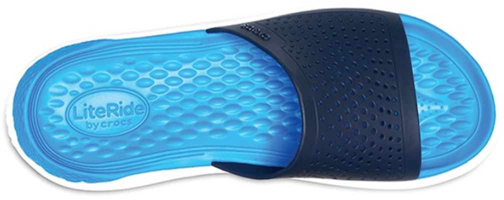 Crocs LiteRide Selipar Biru Tua 205183-462 Lookbook Crocs LiteRide Selipar Biru Tua 205183-462