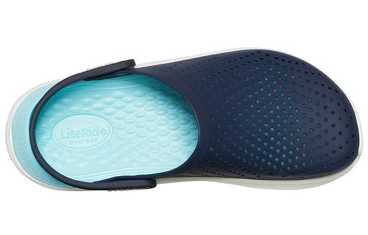 Lookbook Crocs LiteRide Deep Blue Unisex Sandals 204592-4KO