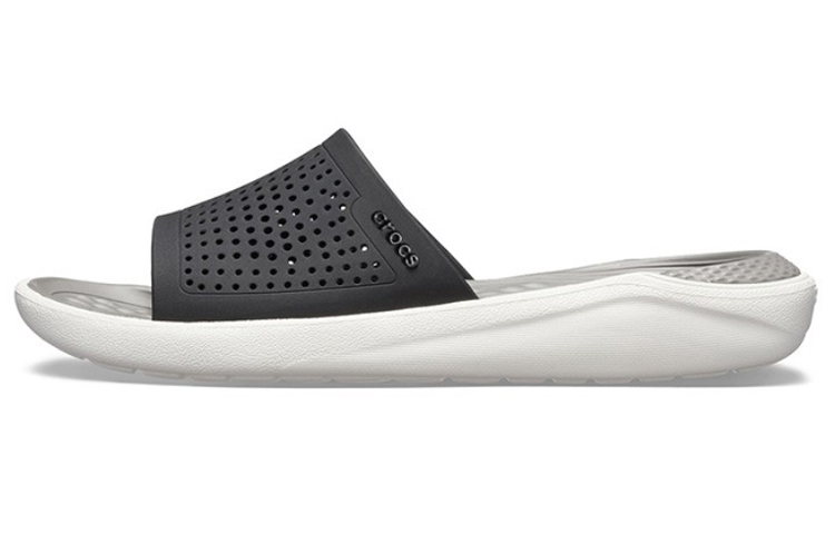 Buy Crocs LiteRide Selipar Fesyen Unisex kelabu cerah 205183-05M