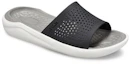 Order Crocs LiteRide Selipar Fesyen Unisex kelabu cerah 205183-05M