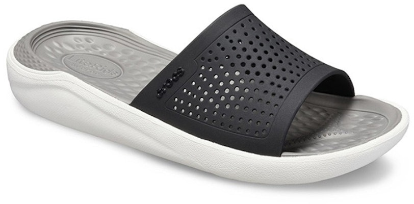 Crocs LiteRide Selipar Fesyen Unisex kelabu cerah 205183-05M Order Crocs LiteRide Selipar Fesyen Unisex kelabu cerah 205183-05M