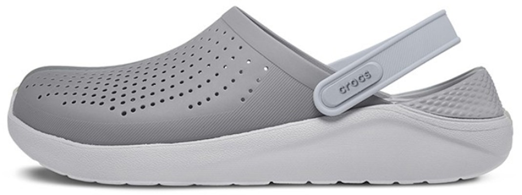 Crocs LiteRide Flash Shoes Smoke Grey White Sandals 204592-06J Buy Crocs LiteRide Flash Shoes Smoke Grey White Sandals 204592-06J