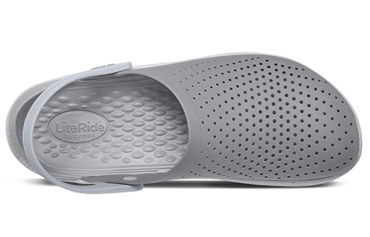Lookbook Sandal Crocs LiteRide Flash Smoke Grey White 204592-06J