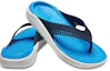 Shop Crocs LiteRide Flip ''Blau Weiß'' 205182-462