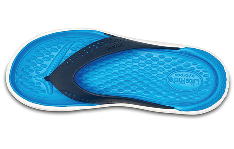 Purchase Crocs LiteRide Flip ''Blau Weiß'' 205182-462