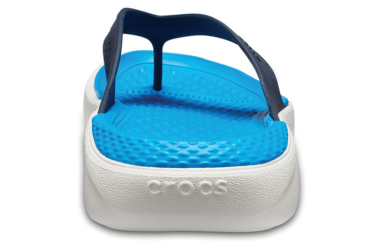 Details for Crocs LiteRide Flip ''Blau Weiß'' 205182-462
