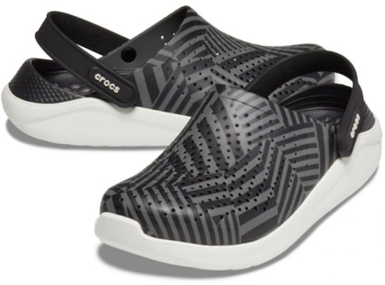 Crocs LiteRide Geopunk 洞洞鞋 戶外沙灘運動涼鞋 男女同款 黑 Lookbook Crocs LiteRide Geopunk 洞洞鞋 戶外沙灘運動涼鞋 男女同款 黑