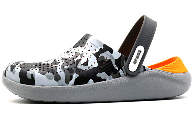 Crocs Literide Graphic Clogs 'Grey Black' 205359-97A