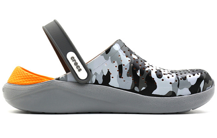 Order Crocs Literide Graphic Clogs 'Kelabu Hitam' 205359-97A