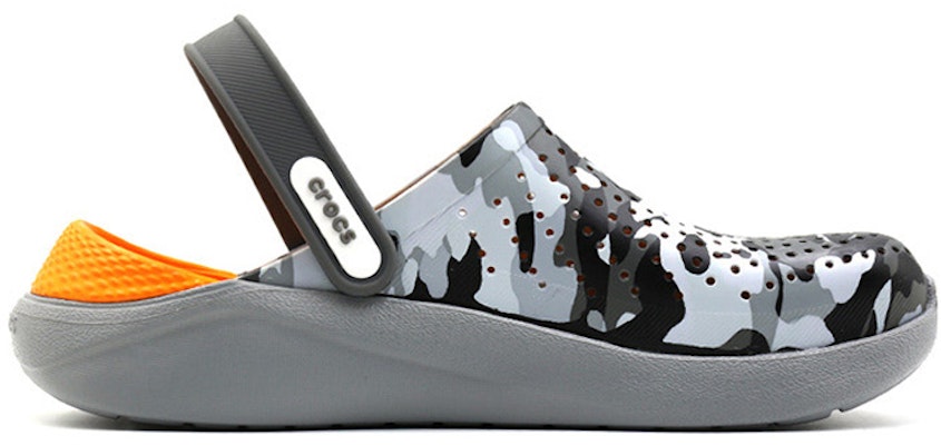 Crocs Literide Graphic Clogs 'Abu-Abu Hitam' 205359-97A Order Crocs Literide Graphic Clogs 'Abu-Abu Hitam' 205359-97A