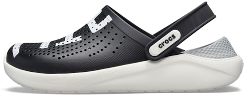 Crocs LiteRide Logo Clogs 'Black White' 205554-066 Crocs LiteRide Logo Clogs 'Black White' 205554-066