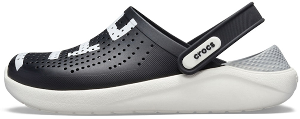 Crocs LiteRide Logo Clogs 'Hitam Putih' 205554-066 Buy Crocs LiteRide Logo Clogs 'Hitam Putih' 205554-066