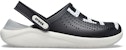 Crocs LiteRide Logo Clogs 'Hitam Putih' 205554-066