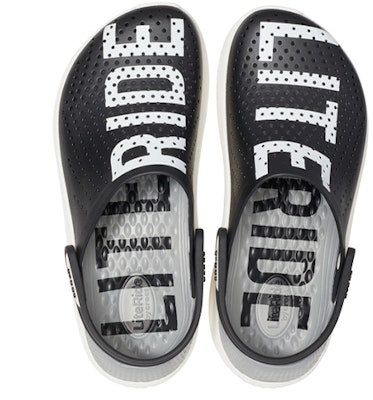 Crocs LiteRide Logo Clogs 'Hitam Putih' 205554-066 Purchase Crocs LiteRide Logo Clogs 'Hitam Putih' 205554-066