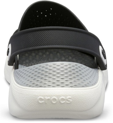 Crocs LiteRide Logo Clogs 'Hitam Putih' 205554-066 Details for Crocs LiteRide Logo Clogs 'Hitam Putih' 205554-066