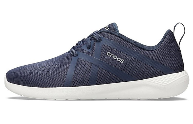 Crocs LiteRide Modform Laces Sneakers 'Navy White' 206070-462