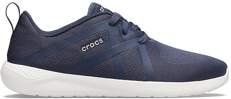 Crocs LiteRide Modform Laces Sneakers 'Navy White' Kasut Lelaki 206070-462 Order Crocs LiteRide Modform Laces Sneakers 'Navy White' Kasut Lelaki 206070-462