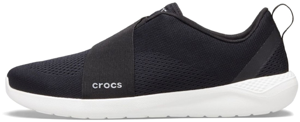 Crocs卡駱馳 LiteRide Modform Slip-On 輕便透氣減震 低幫 跑步鞋 男女同款 黑白 Buy Crocs卡駱馳 LiteRide Modform Slip-On 輕便透氣減震 低幫 跑步鞋 男女同款 黑白