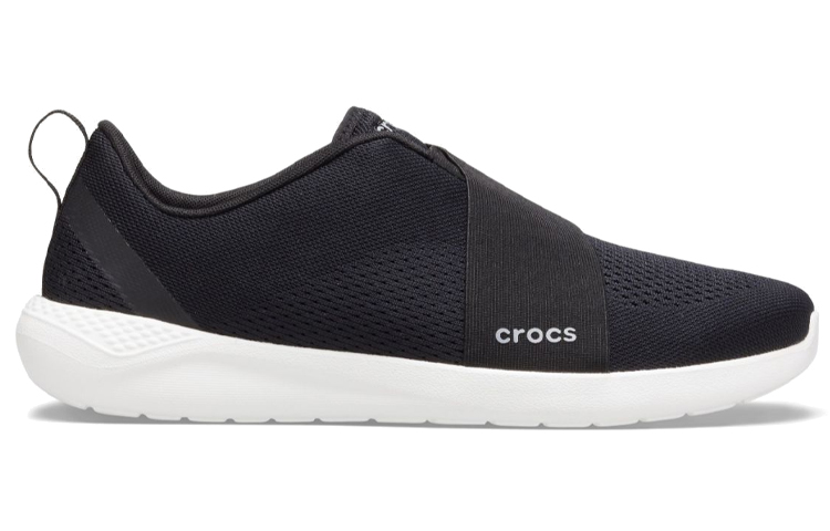 Order Crocs卡駱馳 LiteRide Modform Slip-On 輕便透氣減震 低幫 跑步鞋 男女同款 黑白
